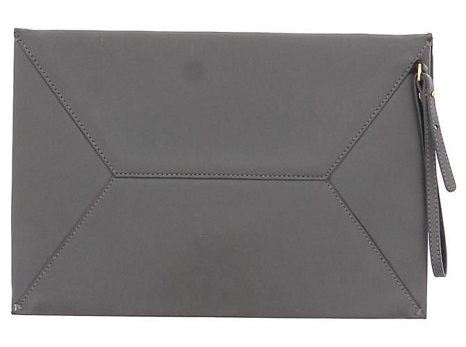 Stella Mc Cartney Pochette in pelle Grigio - vista 2