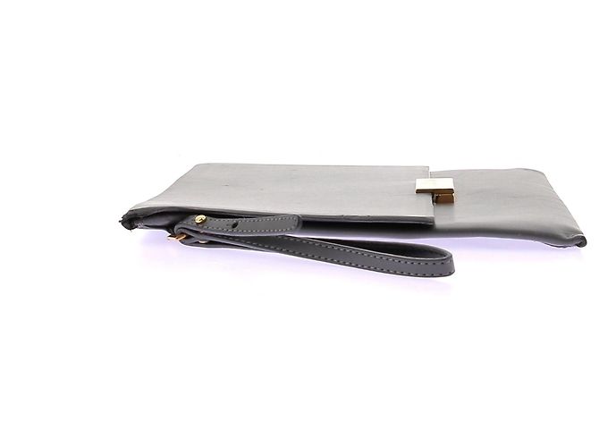 Stella Mc Cartney Pochette in pelle Grigio - vista 3