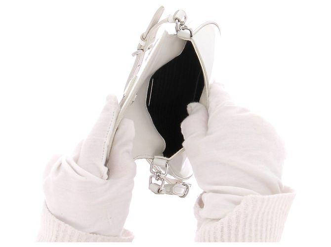 Cleo Prada Mini Handtasche "Cléo" Weiß - Ansicht 9