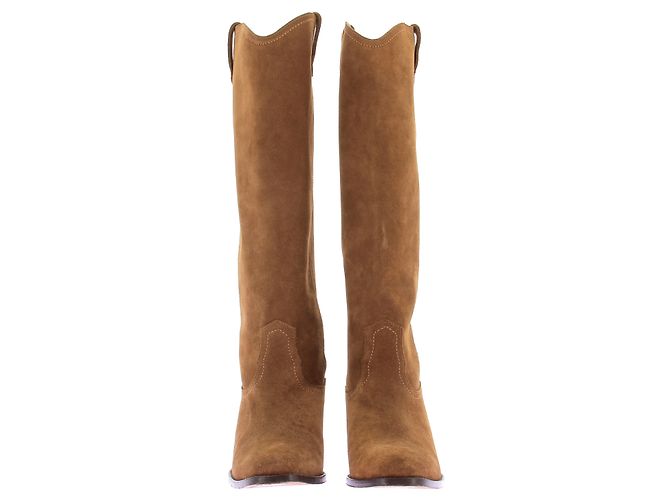 Vanessa Bruno Stiefeletten aus Wildleder Camel Kamel - Ansicht 5