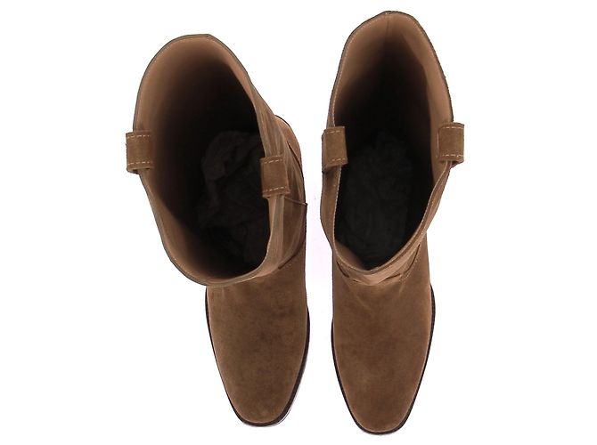Vanessa Bruno Stiefeletten aus Wildleder Camel Kamel - Ansicht 6