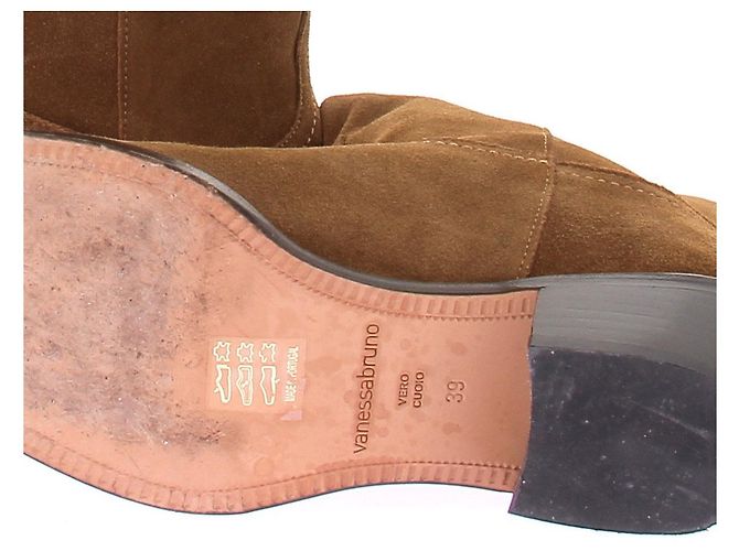 Vanessa Bruno Stiefeletten aus Wildleder Camel Kamel - Ansicht 8
