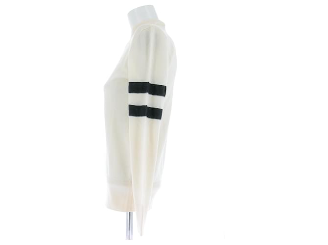 T By Alexander Wang Wollpullover Weiß S - Ansicht 4