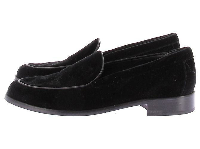 Autre Marque ME + EM Loafer aus schwarzem Samt Größe 37 - vista 3