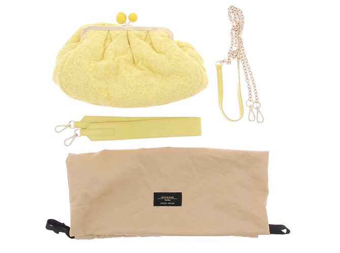 Bolsa Max Mara Pasticcino Amarela de Tecido Amarelo - vista 10