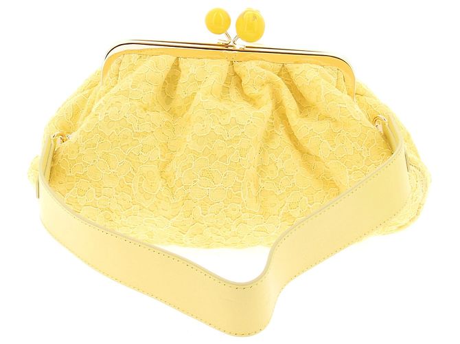 Bolsa Max Mara Pasticcino Amarela de Tecido Amarelo - vista 2