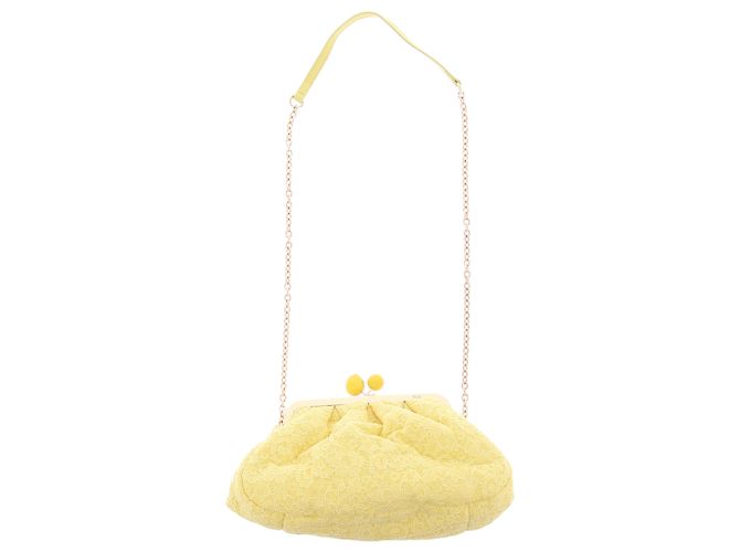 Bolsa Max Mara Pasticcino Amarela de Tecido Amarelo - vista 4