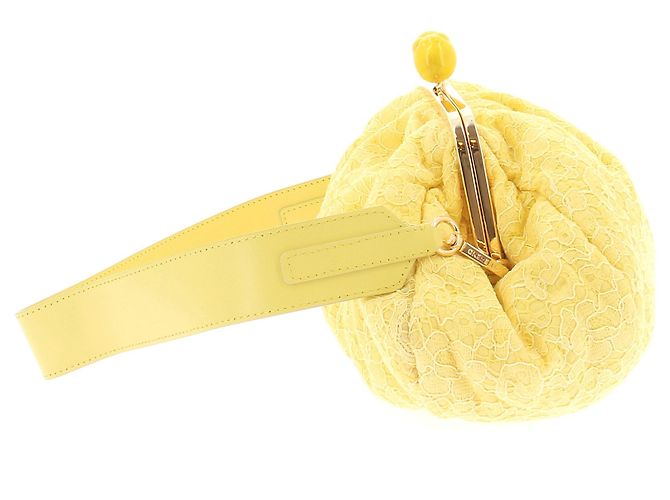 Bolsa Max Mara Pasticcino Amarela de Tecido Amarelo - vista 6