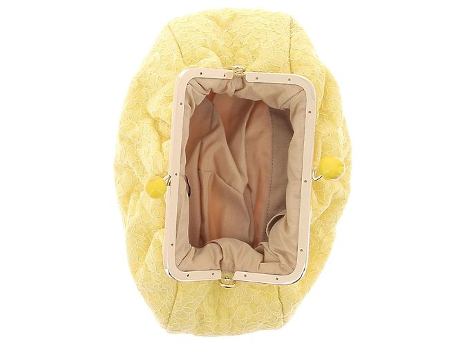 Bolsa Max Mara Pasticcino Amarela de Tecido Amarelo - vista 8