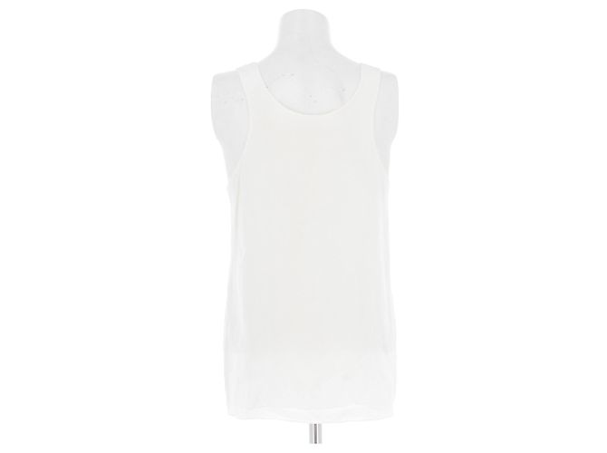 Top de tirantes de algodón crema Chloé Beige - vista 2