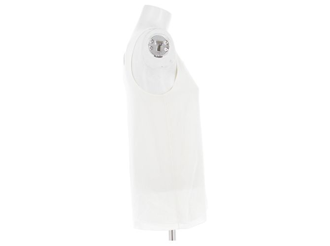 Top de tirantes de algodón crema Chloé Beige - vista 3