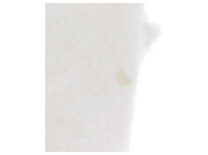 Courreges Moletom branco com capuz - vista 5