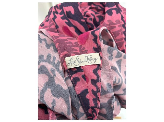 Autre Marque Vestido maxi sin mangas rosa estampado LOVE SHACK FANCY - vista 5