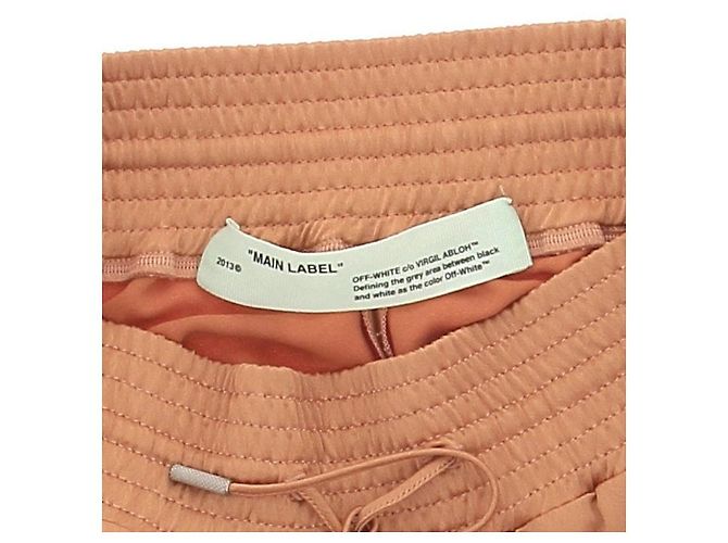 Off White Satinhose Orange - Ansicht 6
