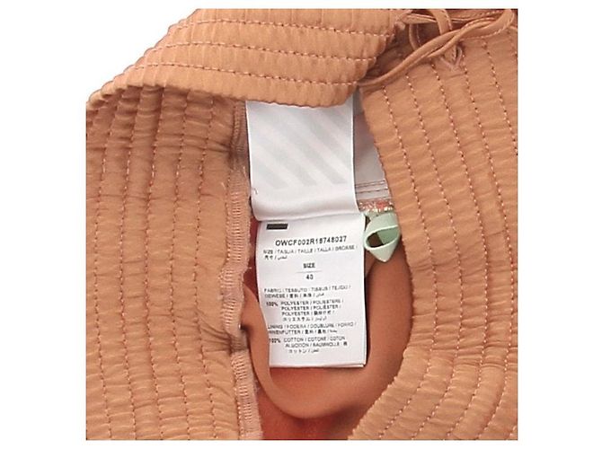 Off White Satinhose Orange - Ansicht 7