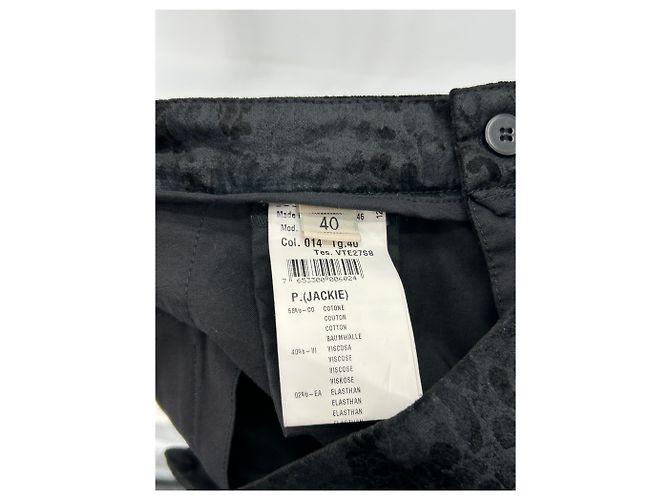 Pantalones negros de algodón Fenn Wright Mason Mason's - vista 4