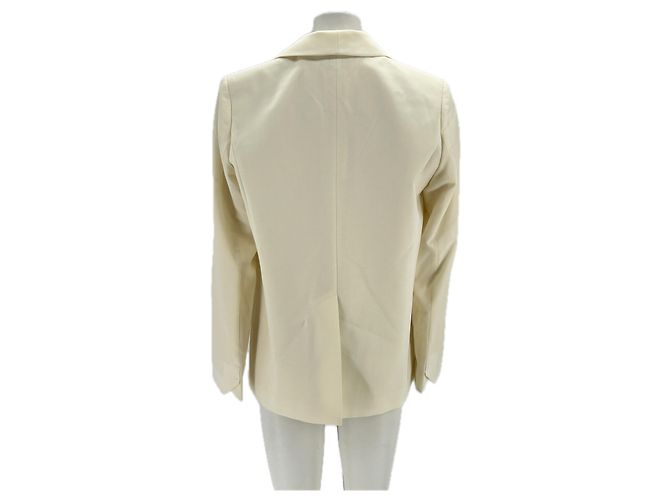Zadig & Voltaire Ecru Blazer aus Mischwolle Beige - Ansicht 2