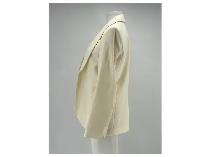 Zadig & Voltaire Ecru Blazer aus Mischwolle Beige - Ansicht 4