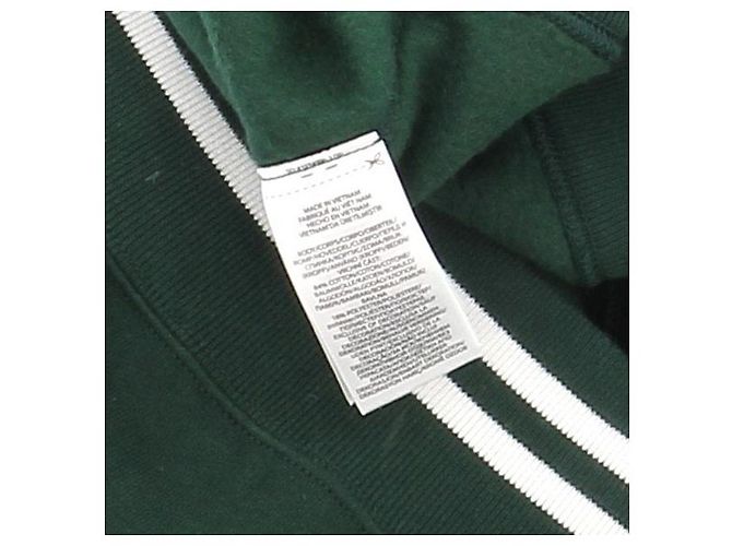 Ralph Lauren Grüner Baumwollpullover mit weißem Saum - Ansicht 6