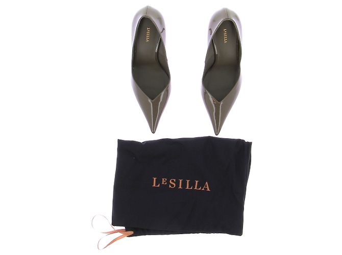 Le Silla Décolleté kaki "Vivienne" Cachi - vista 8