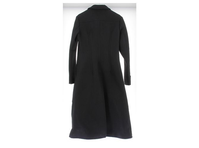Abrigo de lana negro Courreges - vista 2