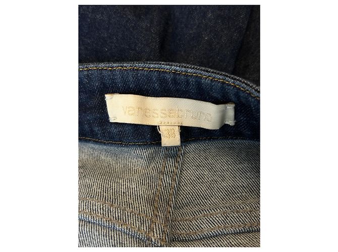 Vaqueros denim crudo Vanessa Bruno azul algodón talla 38 - vista 3