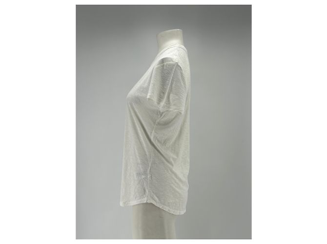 Autre Marque T-shirt bianco a maniche corte James Perse in cotone - vista 4