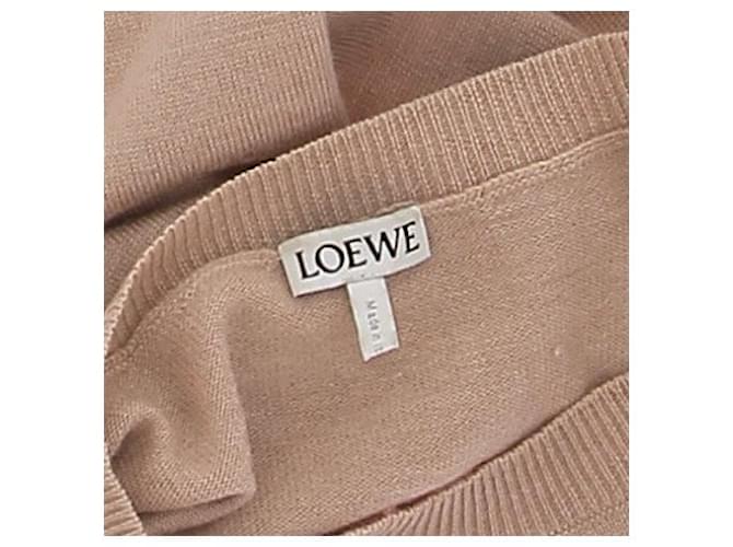 Loewe Wollpullover beige mit Ton-in-Ton-Logo - Ansicht 5