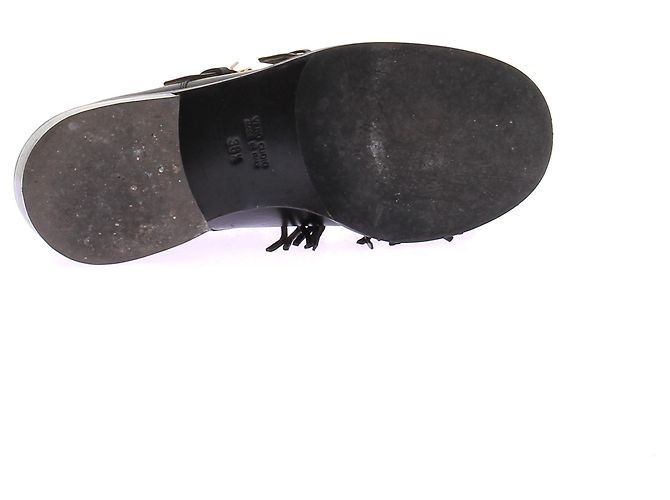 Elie Saab Mocasines de cuero negro con flecos - vista 7