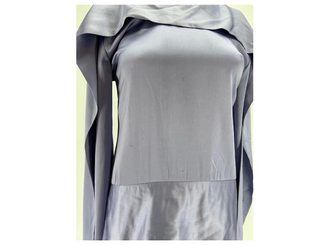 Autre Marque Lili Kleid Satin-Effekt Lila - Ansicht 6