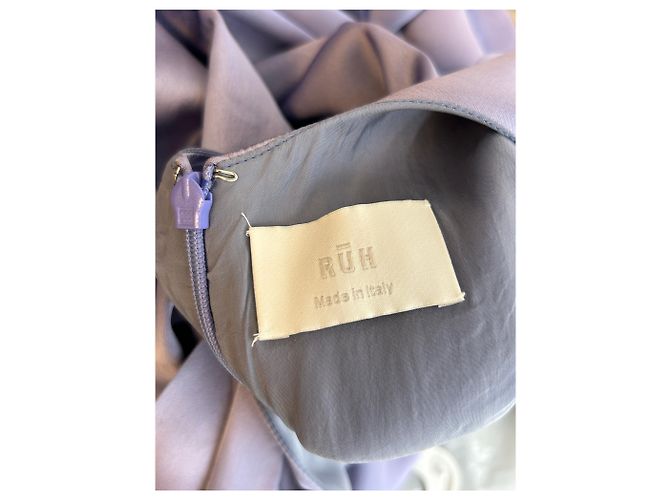 Autre Marque Lili Kleid Satin-Effekt Lila - Ansicht 7
