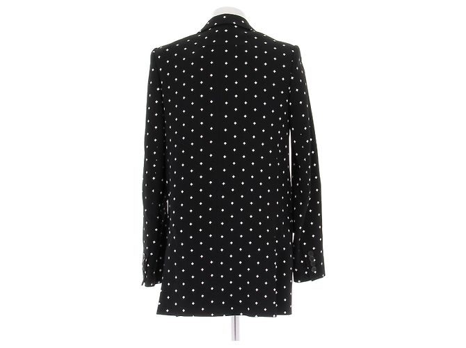 Blazer negro Givenchy con cruces blancas - vista 2