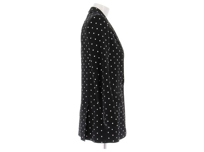 Blazer negro Givenchy con cruces blancas - vista 3