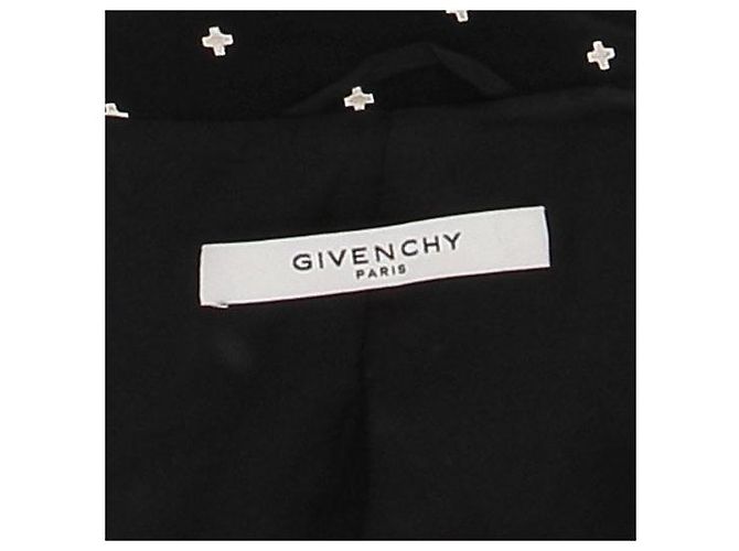 Blazer negro Givenchy con cruces blancas - vista 5