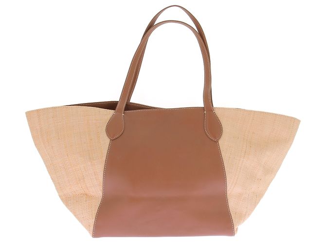 Autre Marque Borsa tote in rafia STELLA ET SUZIE Marrone - vista 2