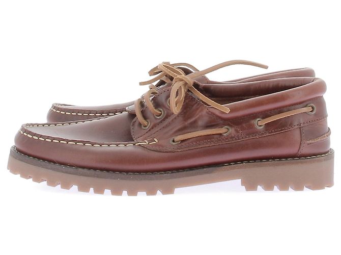 Autre Marque Mocassini RUDY'S in pelle marrone - vista 3