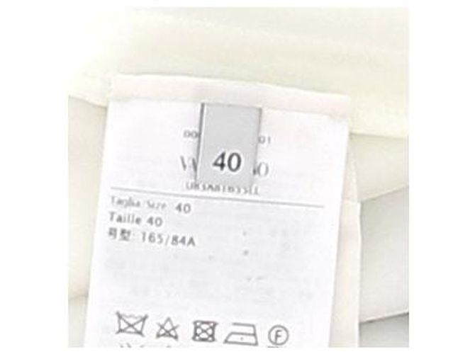 Blazer Valentino Garavani de seda estampado branco e azul com penas - vista 6