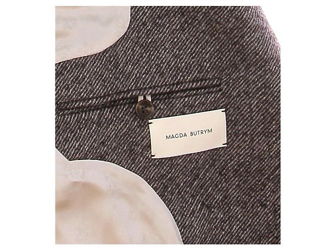 Blazer Magda Butrym in lana grigia Grigio - vista 7