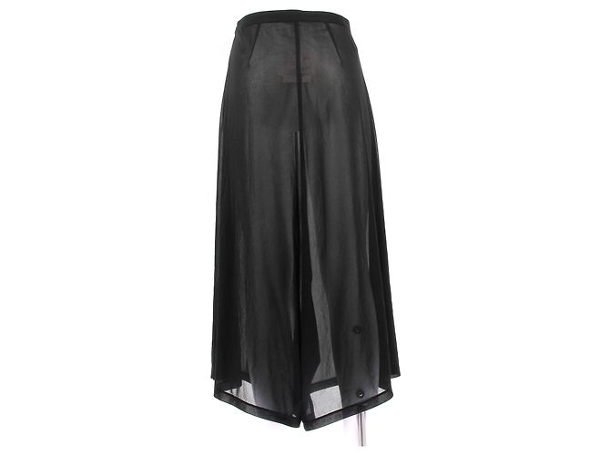 Autre Marque Pantalón negro transparente - vista 2