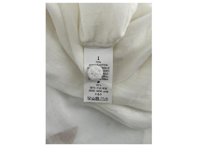 Forte Forte Weißes Kurzarm Hemdkleid aus Baumwolle - Ansicht 6