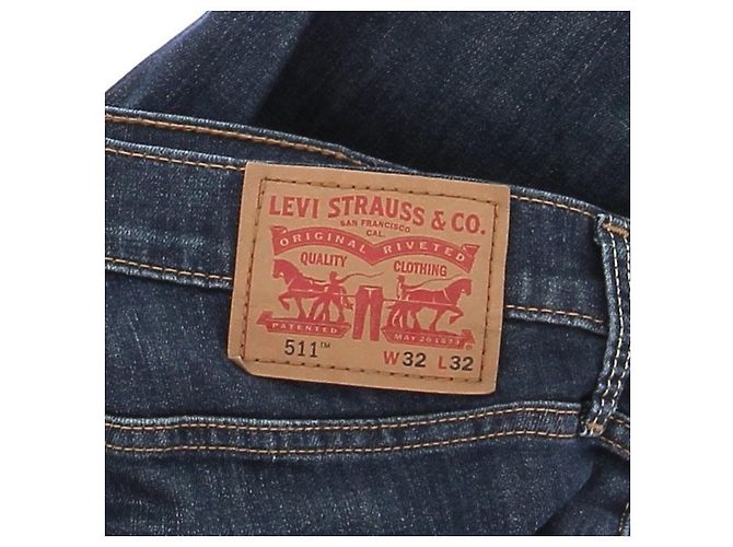 Jeans Levi's 511 blu in cotone taglia 32 - vista 4