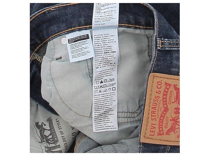Jeans Levi's 511 blu in cotone taglia 32 - vista 5