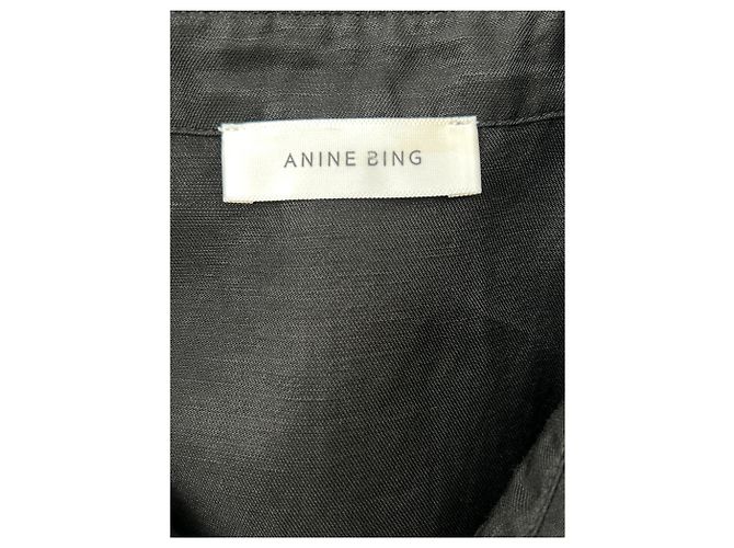 Anine Bing Camicia nera senza maniche Nero - vista 5