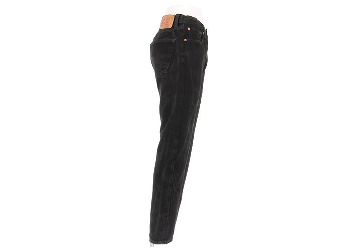 Jeans Levi's 501 neri in cotone taglia 31 Nero - vista 3