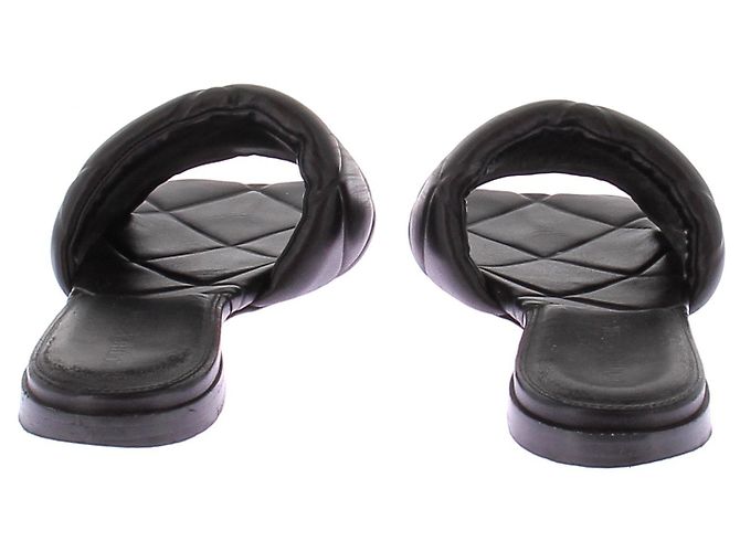 Sandali Bottega Veneta in pelle trapuntata nera Nero - vista 5