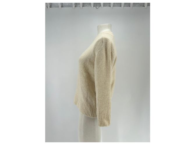 Soeur Wollmischpullover in Creme Größe 38 Beige - Ansicht 4