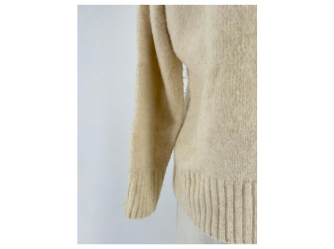 Soeur Wollmischpullover in Creme Größe 38 Beige - Ansicht 5
