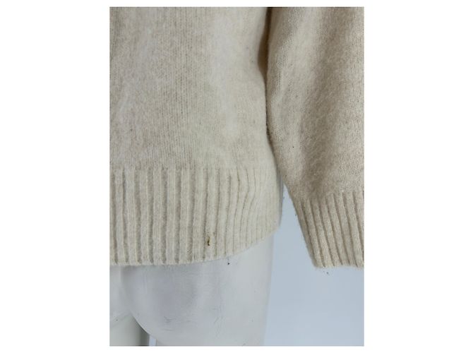 Soeur Wollmischpullover in Creme Größe 38 Beige - Ansicht 6