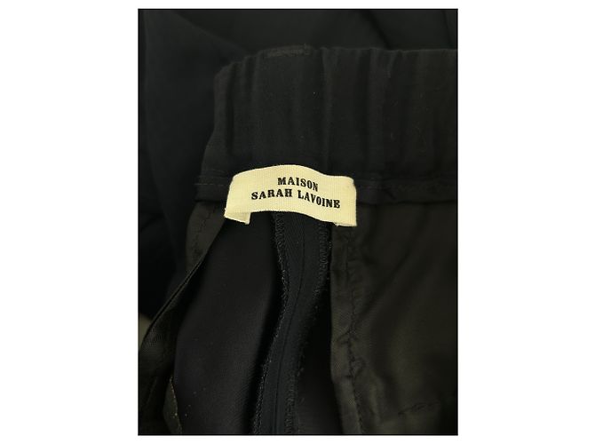 Autre Marque Marineblaue Hose - Ansicht 3