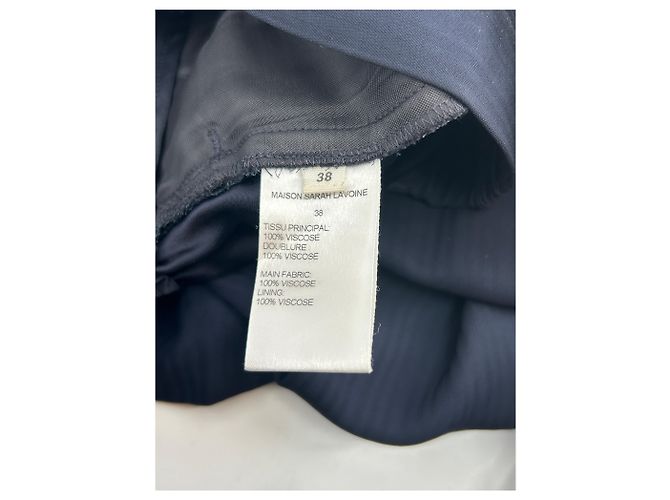 Autre Marque Marineblaue Hose - Ansicht 4
